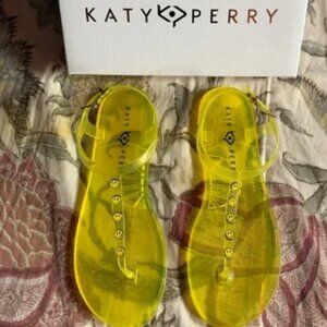 Katy Perry collection Geli thong sandal yellow smiley face